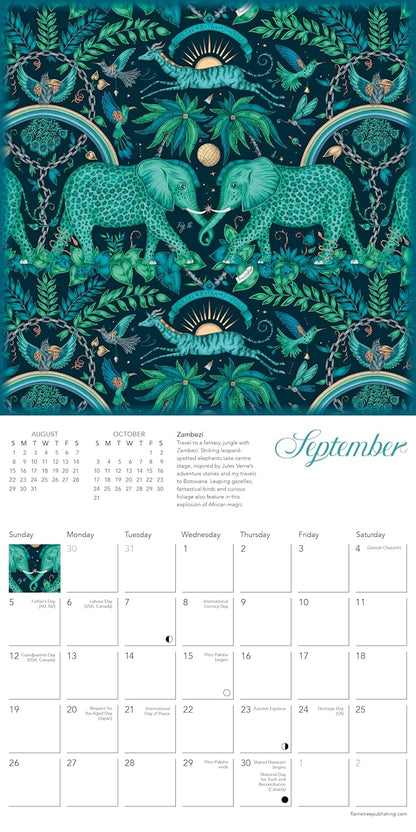Emma J Shipley Mini Wall calendar 2027 (Art Calendar