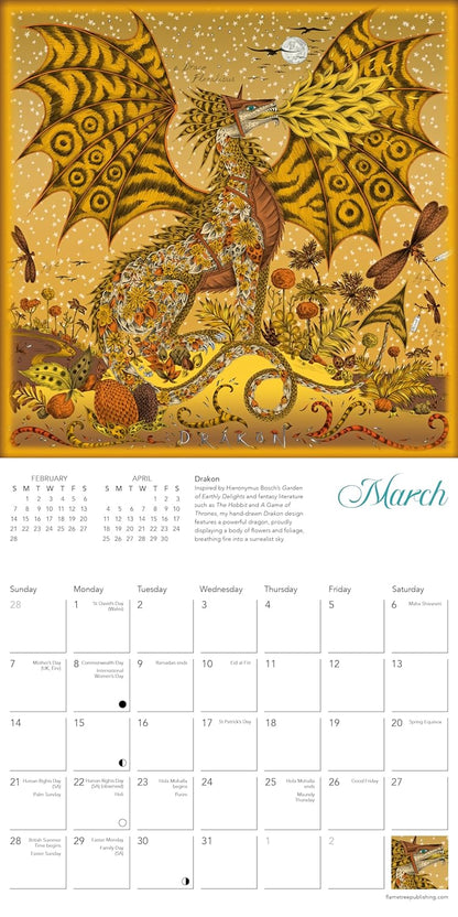 Emma J Shipley Mini Wall calendar 2027 (Art Calendar