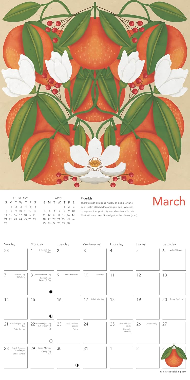 Nina Pace Mini Wall calendar 2027 (Art Calendar