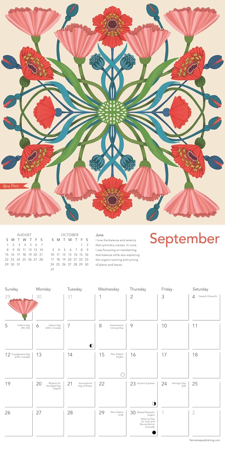 Nina Pace Mini Wall calendar 2027 (Art Calendar