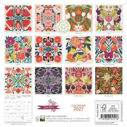 Nina Pace Mini Wall calendar 2027 (Art Calendar