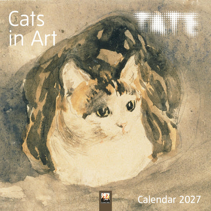 Tate: Cats in Art Mini Wall calendar 2027 (Art Calendar