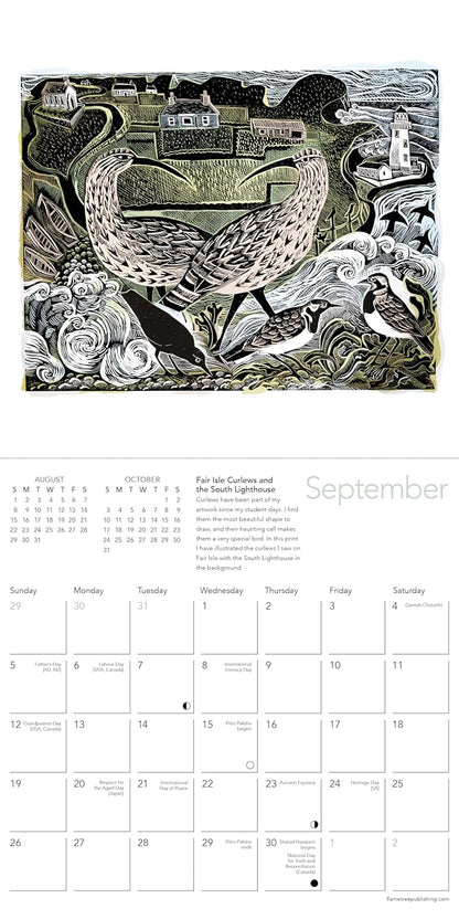 Angela Harding Mini Wall calendar 2027 (Art Calendar
