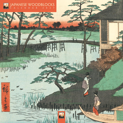 Japanese Woodblocks Mini Wall Calendar 2027 (Art Calendar