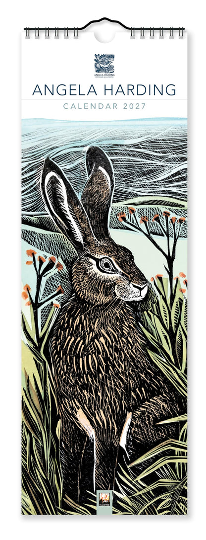 Angela Harding Slim Calendar 2027 (Art Calendar): Original Flame Tree Publishing-Kalender Slimeline