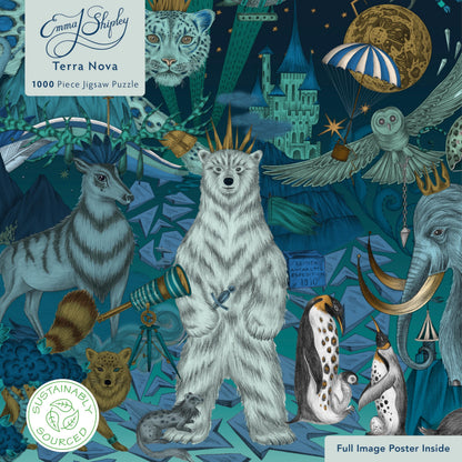 Adult Sustainable Jigsaw Puzzle Emma J Shipley: Terra Nova1000-pieces. Ethical, Sustainable, Earth-friendly
