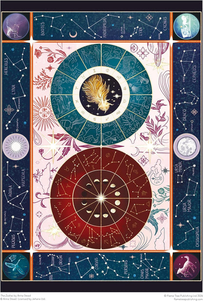 Adult Sustainable Jigsaw Puzzle Anna Stead: The Zodiac1000-pieces. Ethical, Sustainable, Earth-friendly