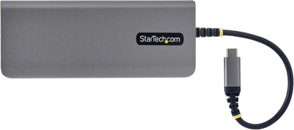 StarTech 6-in-1 USB C Hub, USB-C to HDMI Multiport Adapter with 140W Power Delivery Charging, 4K 60Hz HDMI, 10Gbps Hub, 2.5GbE, SD Slot, Mini Dock for MacBook, Dell, HP