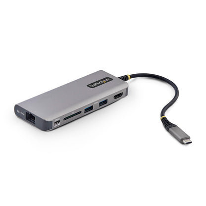 StarTech 6-in-1 USB C Hub, USB-C to HDMI Multiport Adapter with 140W Power Delivery Charging, 4K 60Hz HDMI, 10Gbps Hub, 2.5GbE, SD Slot, Mini Dock for MacBook, Dell, HP