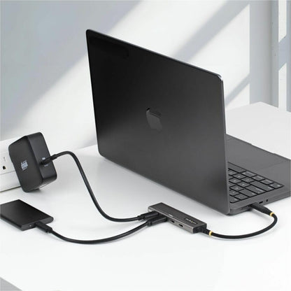 StarTech 4-Port USB-C Hub, 10Gbps, 100W PD Charging, 4x USB-C Ports, Overcurrent Protection, PCR Aluminum, For MacBook/Dell/ThinkPad/HP/iPad/Tablet