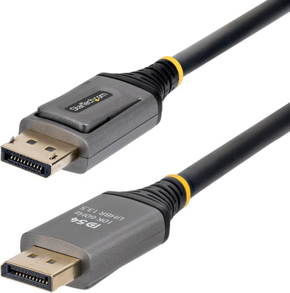 StarTech 3m DisplayPort 2.1 Cable, VESA Certified DP54 DisplayPort Cable, Uncompressed 8K 60Hz, 8K 144Hz/4K 240Hz w/DSC 1.2a, DP 2.1 Monitor Cord