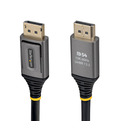 StarTech 3m DisplayPort 2.1 Cable, VESA Certified DP54 DisplayPort Cable, Uncompressed 8K 60Hz, 8K 144Hz/4K 240Hz w/DSC 1.2a, DP 2.1 Monitor Cord