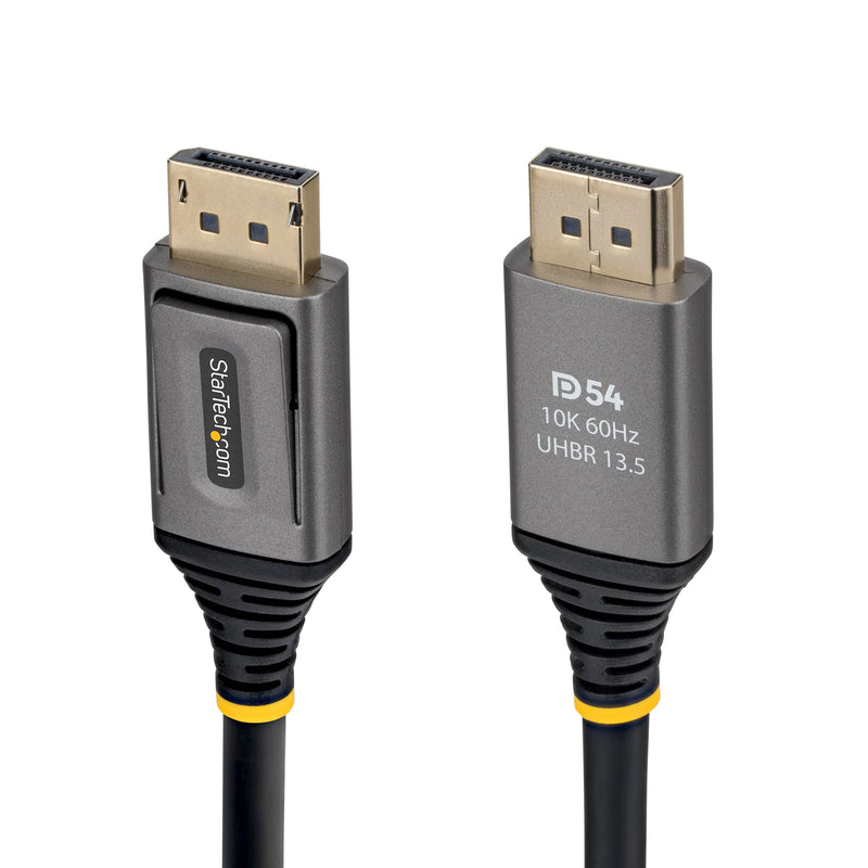 StarTech Cavo DisplayPort 2.1 da 3 m certificato VESA DP54, 8K 60Hz non compresso, 8K 144Hz / 4K 240Hz con DSC 1.2a, cavo monitor DP 2.1