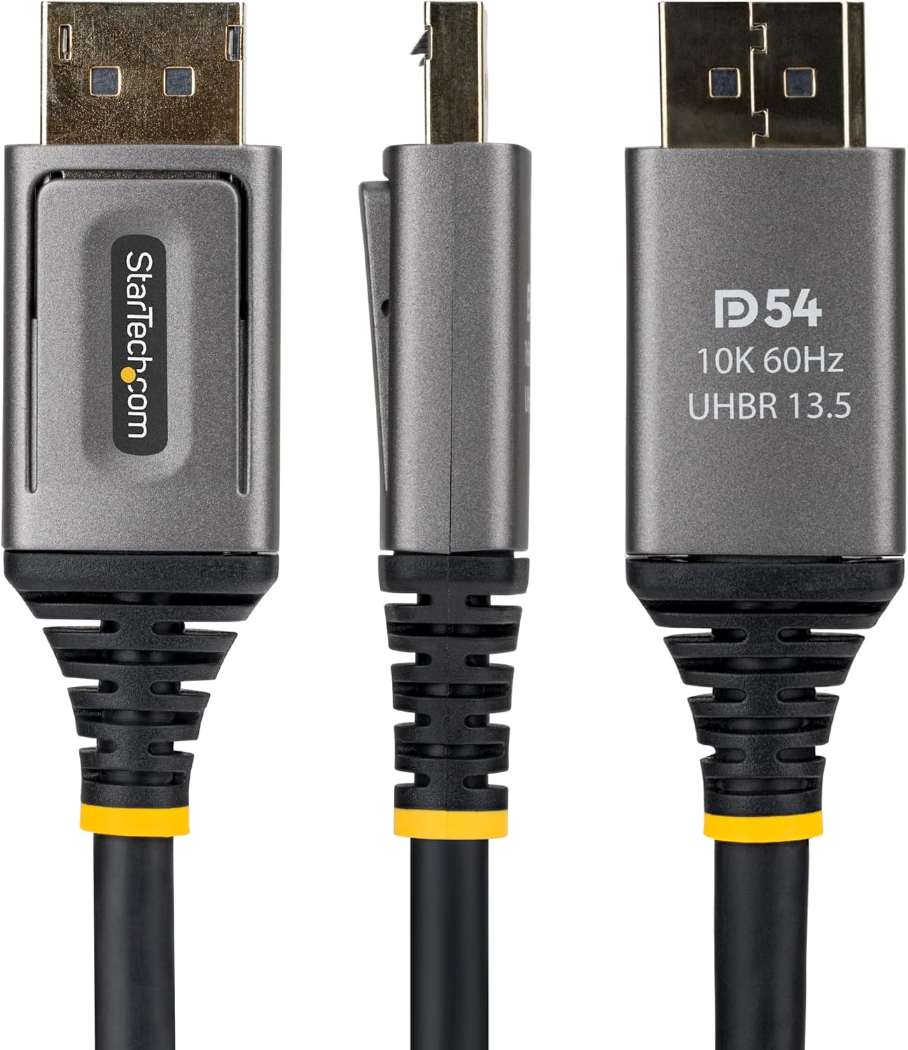 StarTech 50cm DisplayPort 2.1 Cable, VESA Certified DP54 DisplayPort Cable, Uncompressed 8K 60Hz, 8K 144Hz/4K 240Hz w/DSC 1.2a, DP 2.1 Monitor Cord