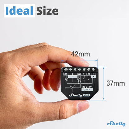 Shelly - 2Pm Gen3 4P – Smart Dual Relay Switch With Energy Monitoring