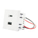 Shelly - Usb Charger – White Power Adapter For Wall Display Stand