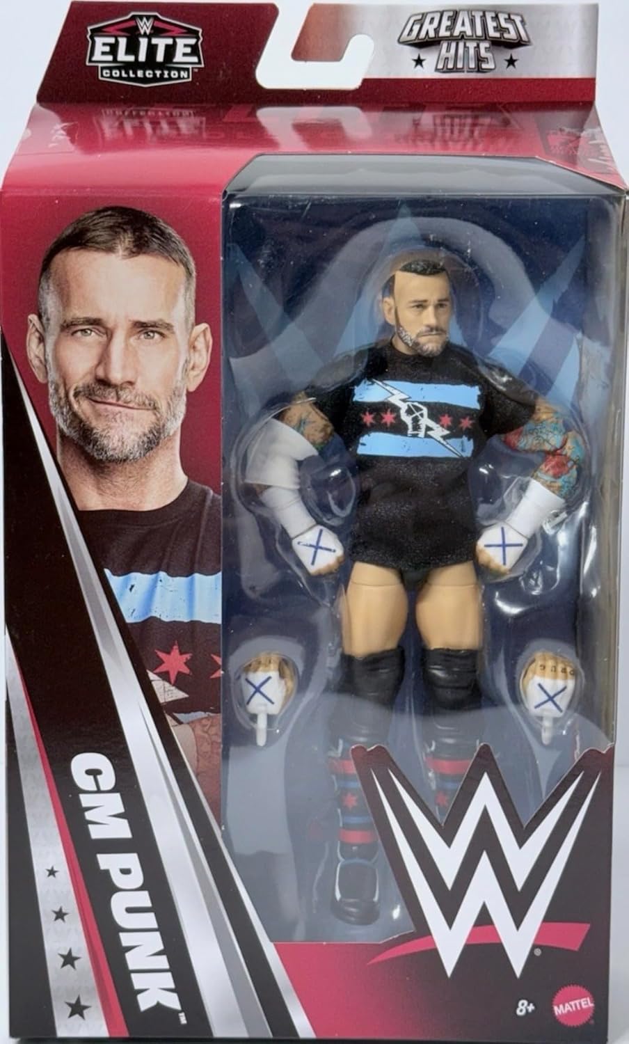 WWE Cm Punk Mattel Elite Collection Greatest Hits Series 11 Wrestling Action Figure Toy Wrestler