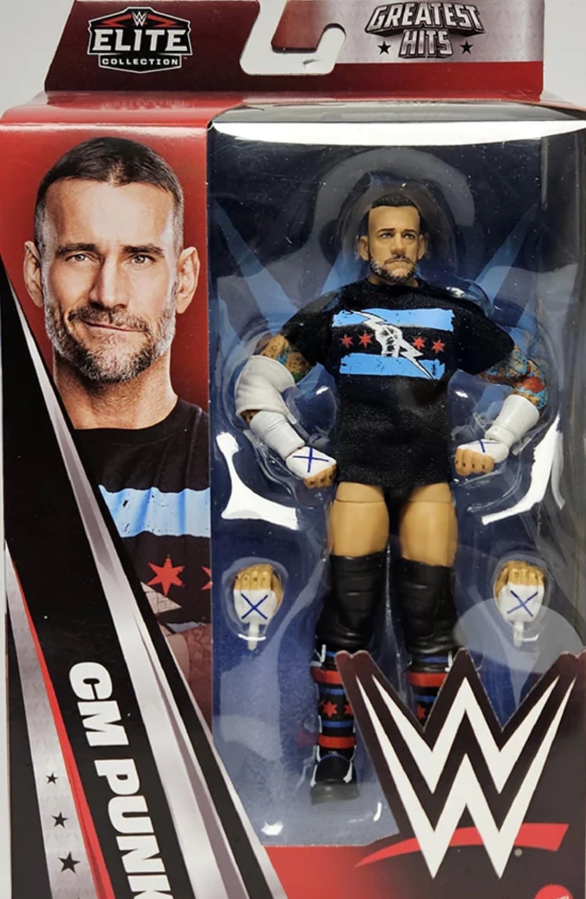 WWE Cm Punk Mattel Elite Collection Greatest Hits Series 11 Wrestling Action Figure Toy Wrestler