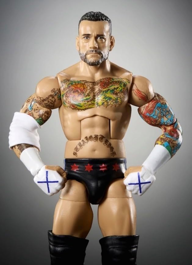 WWE Cm Punk Mattel Elite Collection Greatest Hits Series 11 Wrestling Action Figure Toy Wrestler
