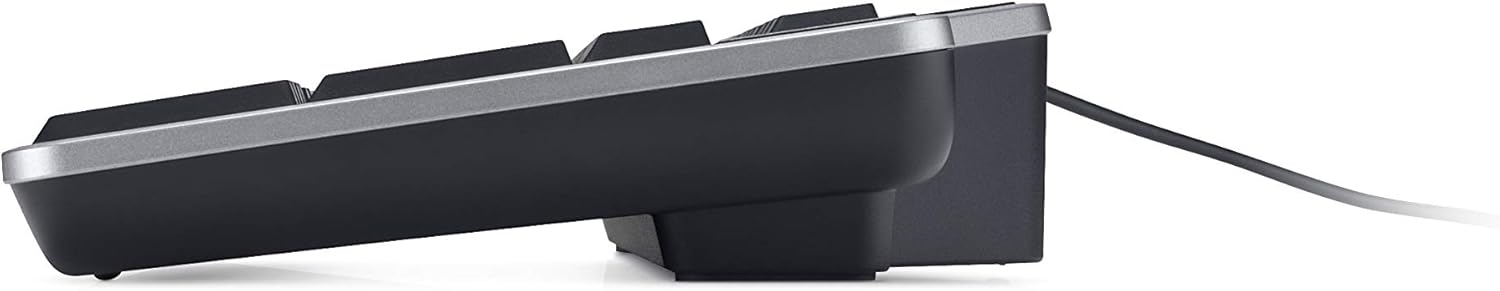 Us/European (Qwerty) Kb-813 Smartcard Reader Usb Kb Black