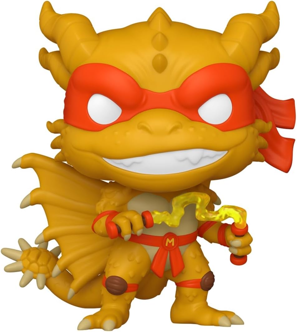 Funko POP! Animation: Godzilla x Teenage Mutant Ninja Turtles - TMNT - Michelangelo as Ghidorah - Figura in vinile da collezione - Idea regalo - Prodotto ufficiale - Giocattoli per bambini e adulti