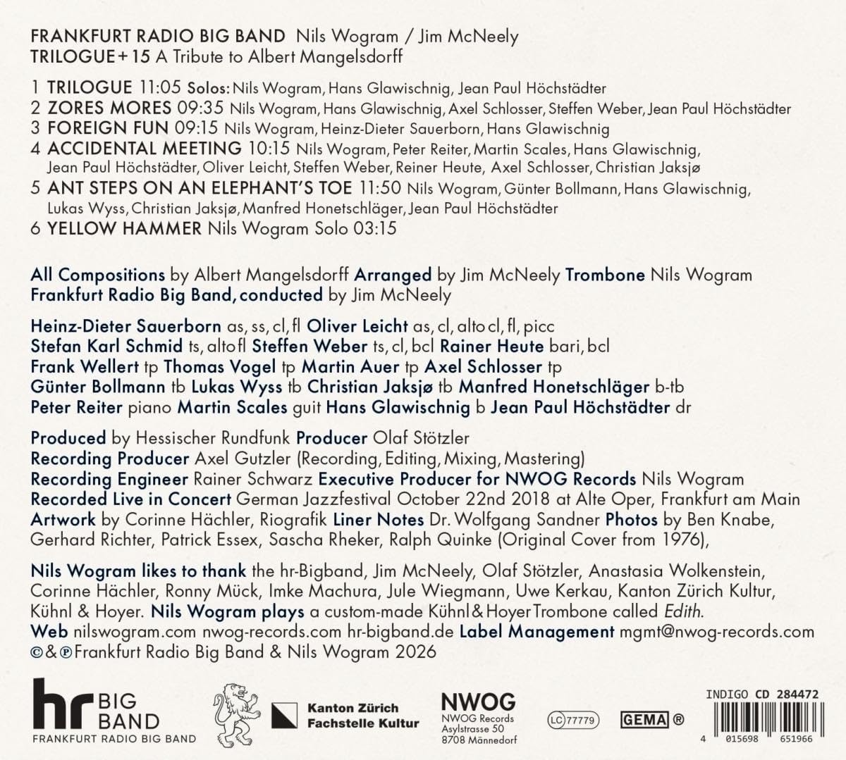Trilogue + 15 (a Tribute to Albert Mangelsdorff