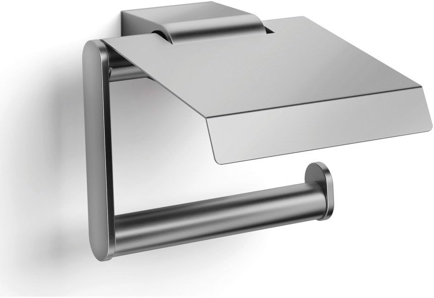 Zack Atore Toiletrolhouder Met Klep - Mat