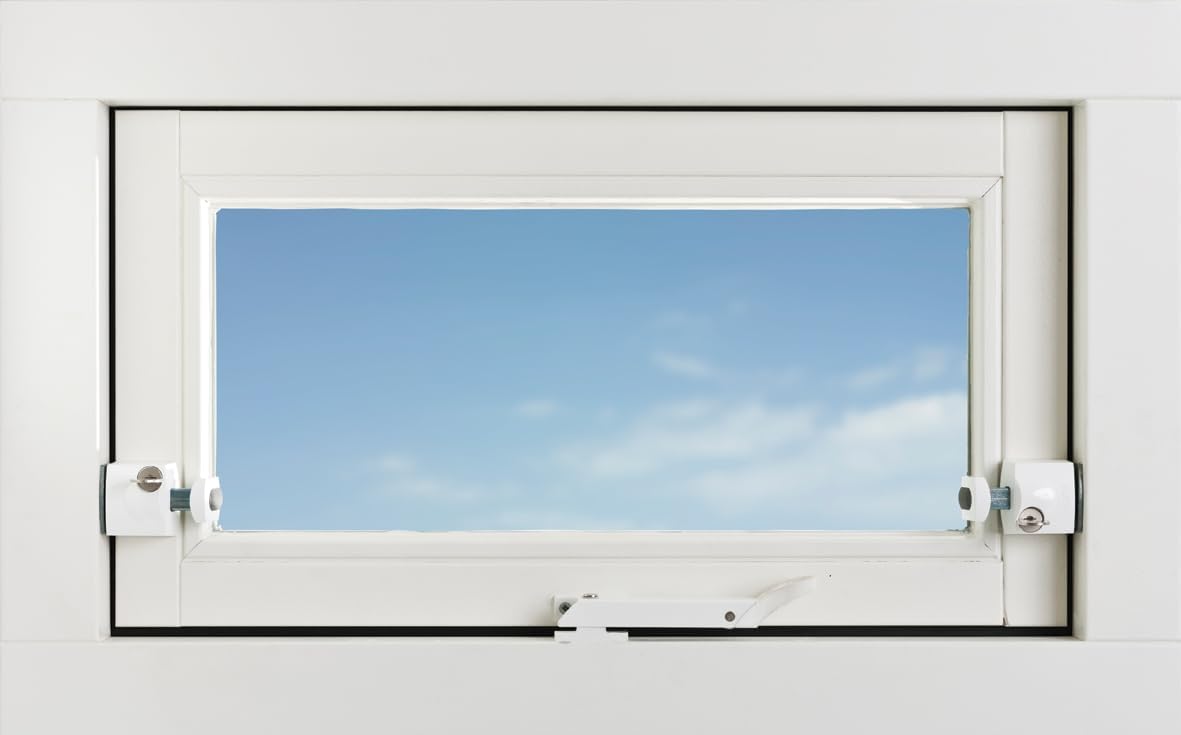 Axa Veiligheids Opleg Deurslot - 3012 - Slot Wit - Buiten Cilinderslot Skg1 - Gelijksluitend - Inclusief Bevestigingsmid