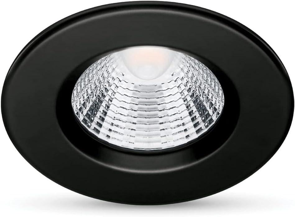 Philips Dive Badkamer Inbouwspot - Zwart - 5 W - 3 Pack