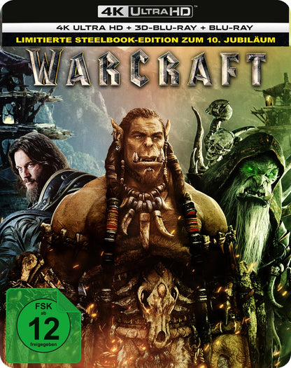 Warcraft: The Beginning (Steelbook, 4K-UHD+Blu-ray+3D-Blu-ray