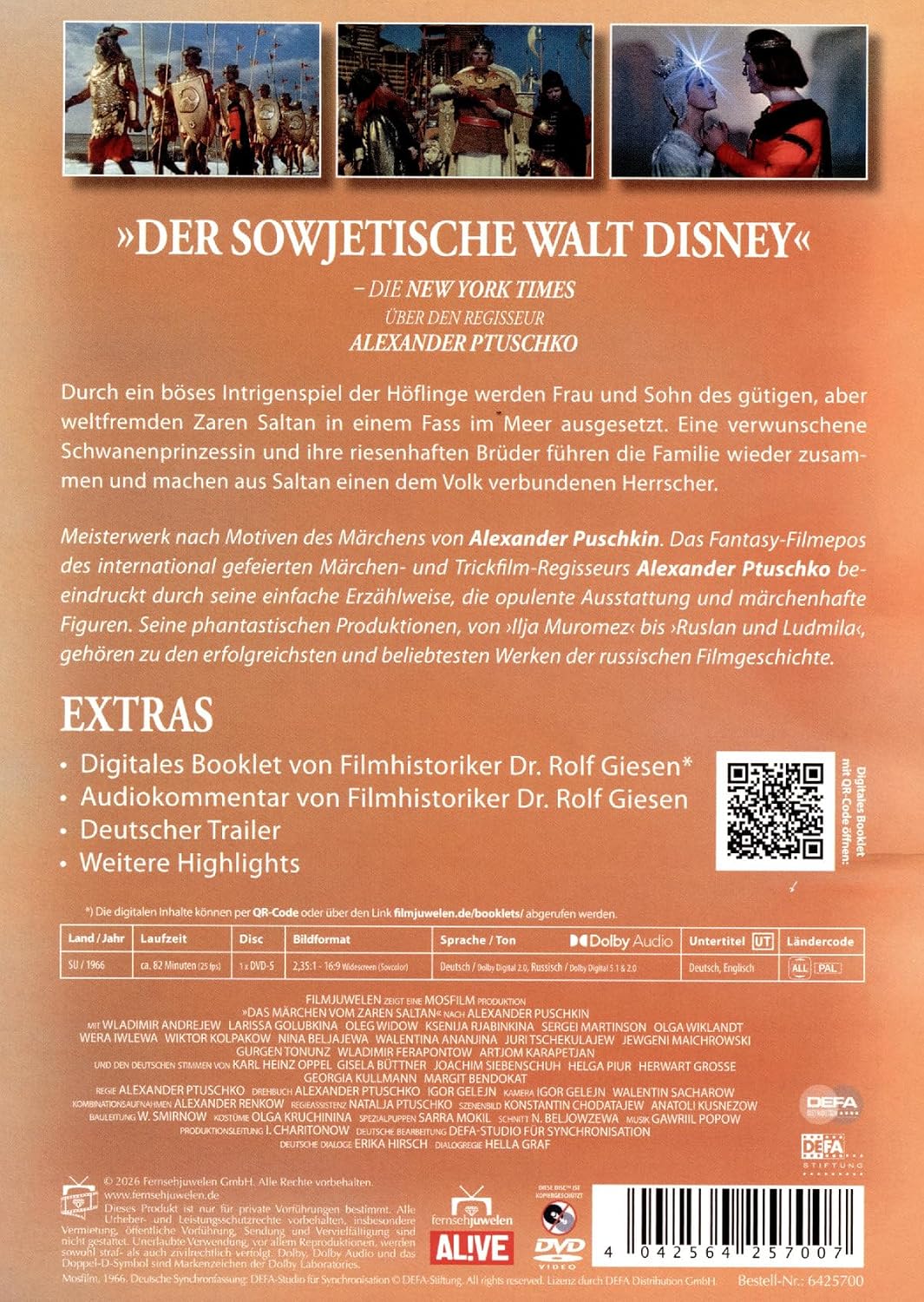 Das Märchen vom Zaren Saltan (DEFA Filmjuwelen