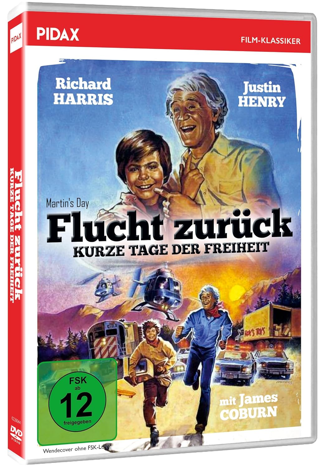 Flucht zurück - Kurze Tage der Freiheit (Martin's Day) / Starbesetztes Roadmovie von den Autoren des Filmklassikers „Wenn die Gondeln Trauer tragen“ (Pidax Film-Klassiker