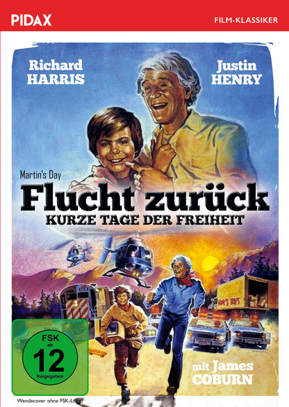Flucht zurück - Kurze Tage der Freiheit (Martin's Day) / Starbesetztes Roadmovie von den Autoren des Filmklassikers „Wenn die Gondeln Trauer tragen“ (Pidax Film-Klassiker