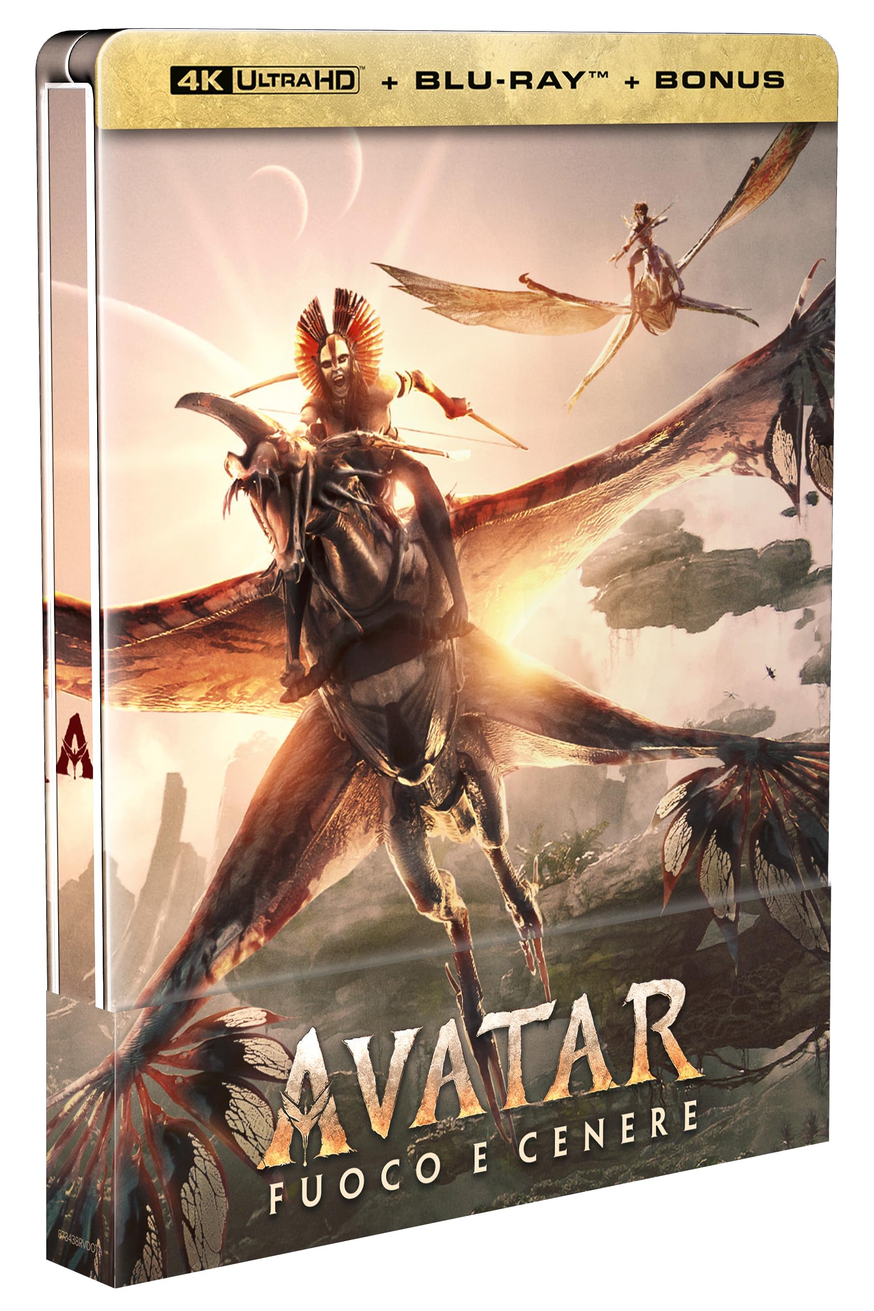 Avatar: Fuoco E Cenere (Steelbook) (4K Ultra Hd+2 Blu-Ray Hd)