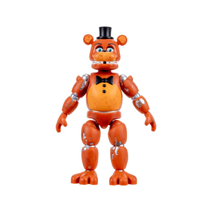 Five Nights at Freddys Withered Freddy - 5-Inch Articulated Figure with Jumpscare Feature and Glow-In-The-Dark Eyes