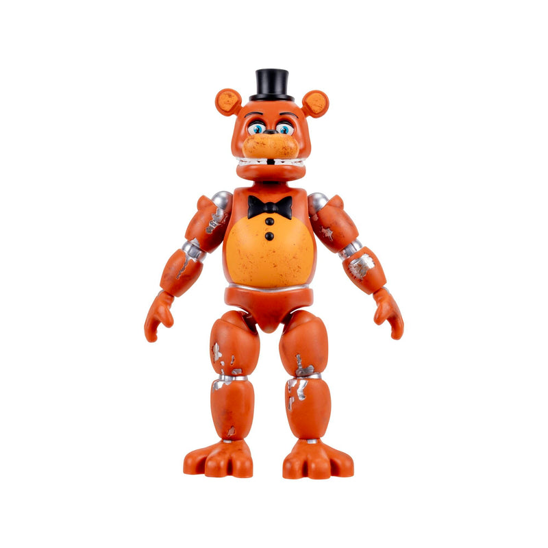 Five Nights at Freddys Withered Freddy - 5-Inch Articulated Figure with Jumpscare Feature and Glow-In-The-Dark Eyes