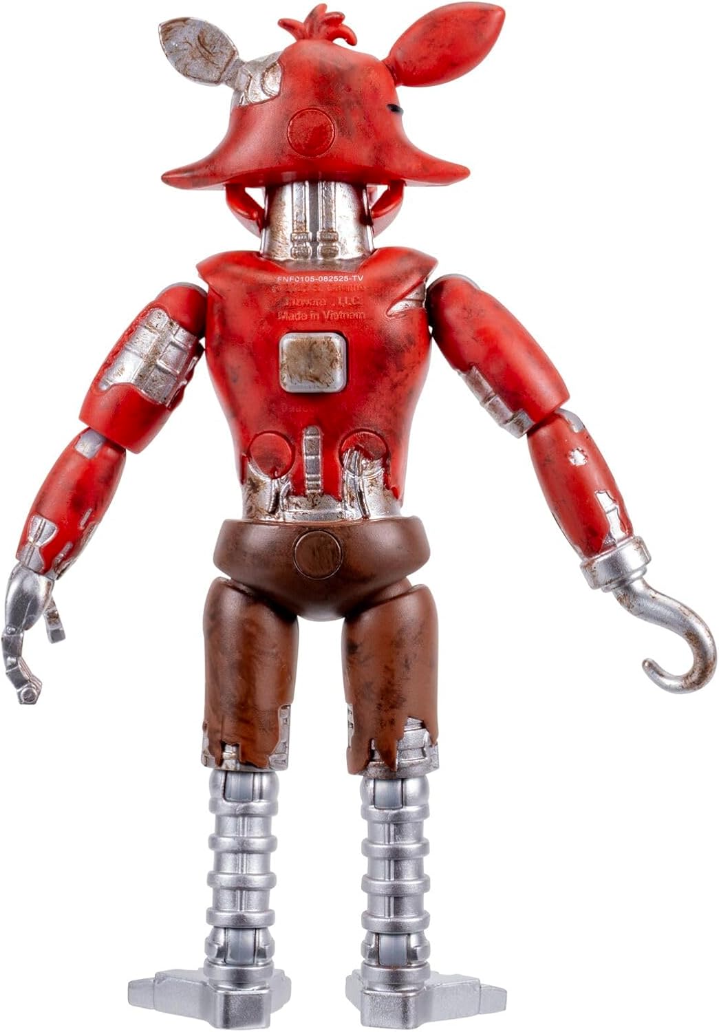 Five Nights at Freddys Withered Foxy - 5-Inch Articulated Figure with Jumpscare Feature and Glow-In-The-Dark Eyes