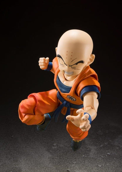 TAMASHII NATIONS Dragon Ball Z – Krillin – L'homme le plus fort de la Terre – (Réédition) Figurine S.H.Figuarts