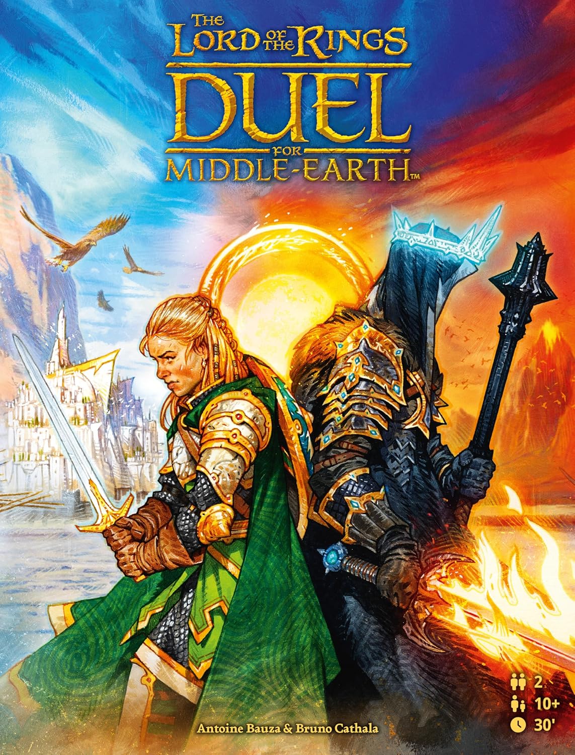 Asmodee | Der Herr der Ringe: Duell für Mittelerde | Brettspiel | Ab 10 Jahren | 2 Spieler | Spielzeit: 30 Minuten
