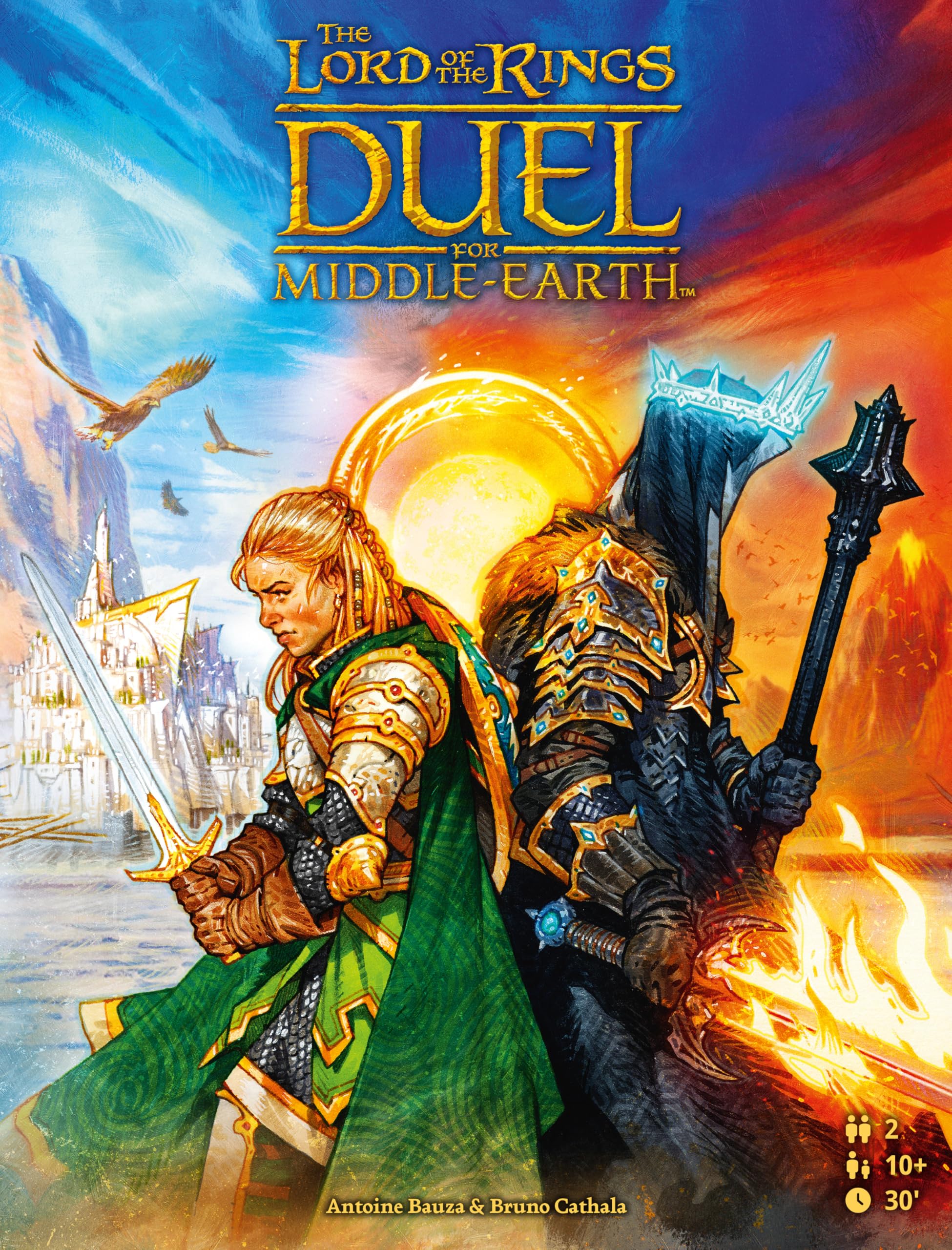 Asmodee | Der Herr der Ringe: Duell für Mittelerde | Brettspiel | Ab 10 Jahren | 2 Spieler | Spielzeit: 30 Minuten