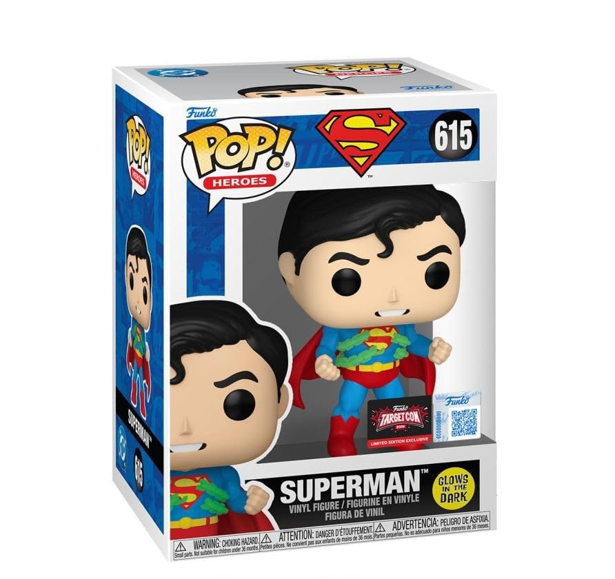 Funko Pop! Heroes: DC Superman - Superman (Glow in the Dark Breaking Chains Special Edition) #615