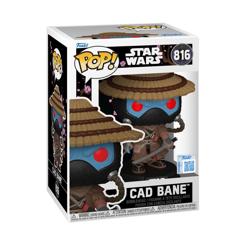 Funko POP! Star Wars Cad Bane Bobblehead, Exclusive Collectible Vinyl Figure with Authentication, #816, 4.7 Inches