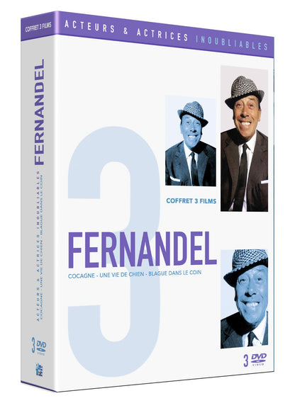 Coffret fernandel 3 films : cocagne ; blague dans le coin ; une vie de chien