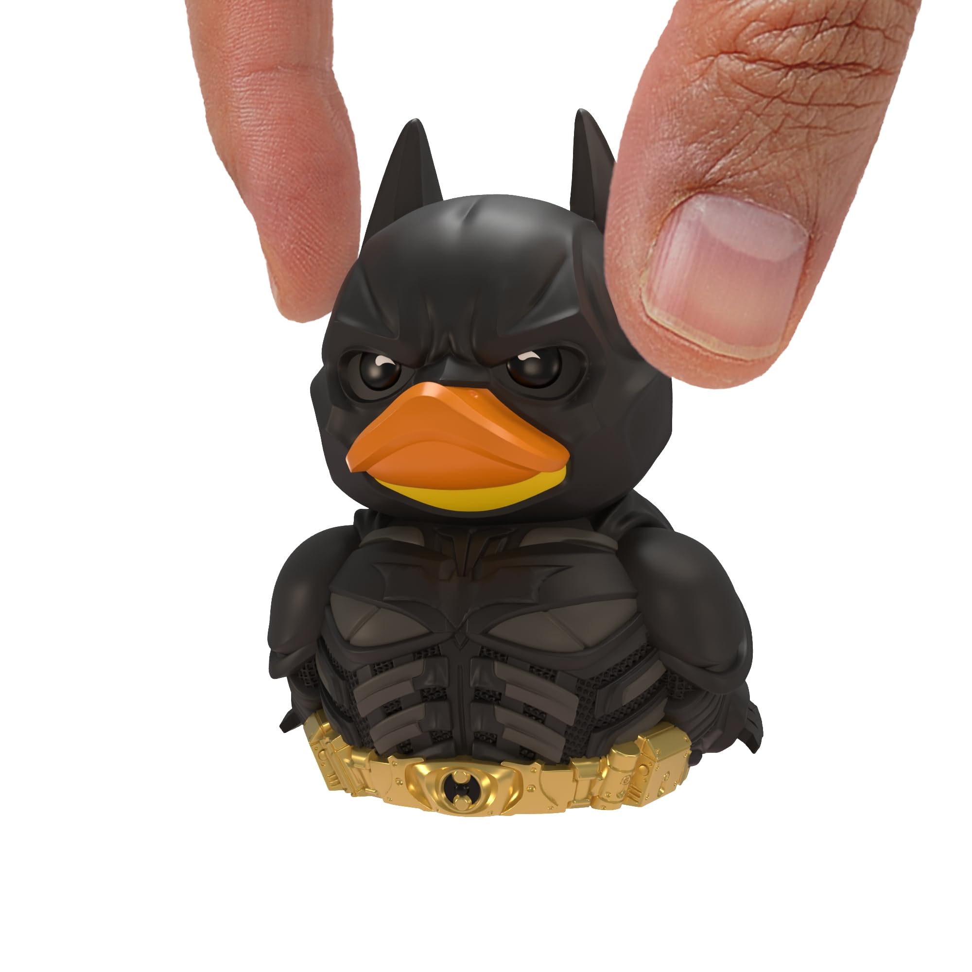 TUBBZ Mini: Batman the Dark Knight – Batman Cosplaying Gummiente Vinylfigur – Offizielle Sammelfigur für Fans von DC Comics