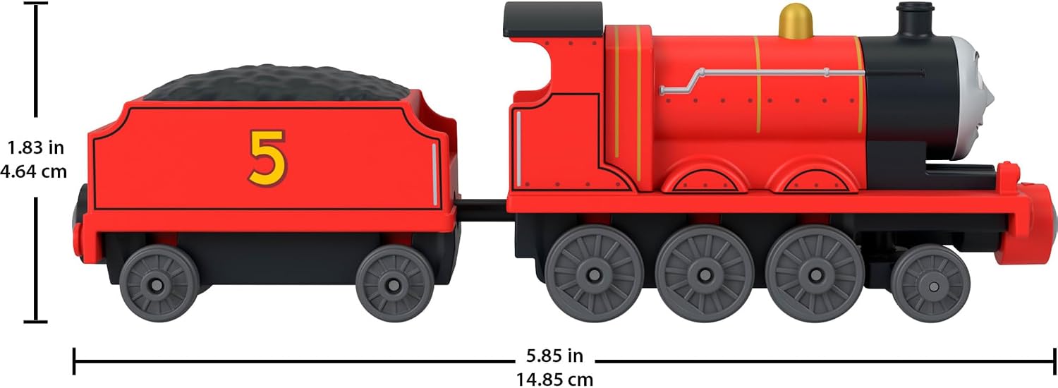 Thomas & Friends by Fisher-Price Toy Train 2-Pack or 1 Deluxe Die-Cast Character Engines featuring Classic Designs from the Series (Styles May Vary), JLB65