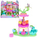 DreamWorks Gabby's Dollhouse Fairylandia Flutter-riffic Tea Party Playset, 14-Piece Set with 5 Areas of Flutter Fairy Fun, Pretend Play Toys for Kids with Doll House Accessories for Ages 3+