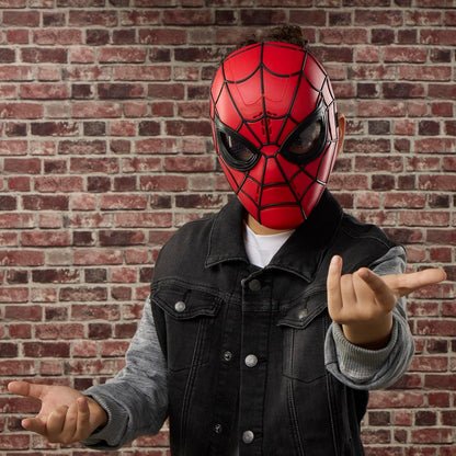 Marvel Studios Spider-Man: Brand New Day Wisecrackin’ Glow Mask, Electronic Role-play Toy, Super Hero Costume Mask and Toys for Kids, Ages 5+