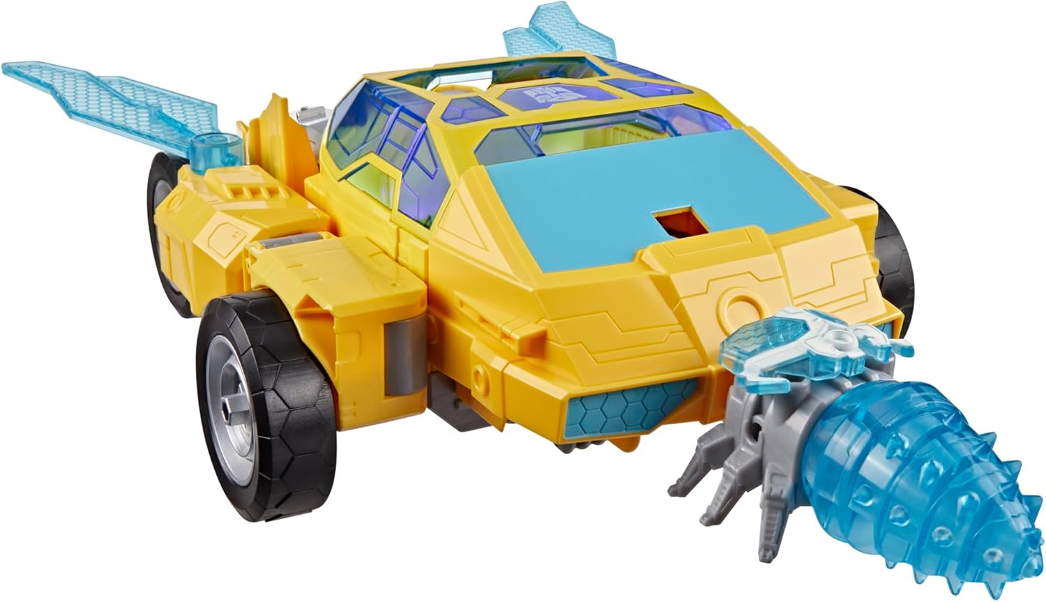 Transformers CYBERWORLD Bumblebee Power Spark, Energon Surge | 28 cm Action Figure with Lights and Sounds | Quick Change from Robot to Vehicle | 6+