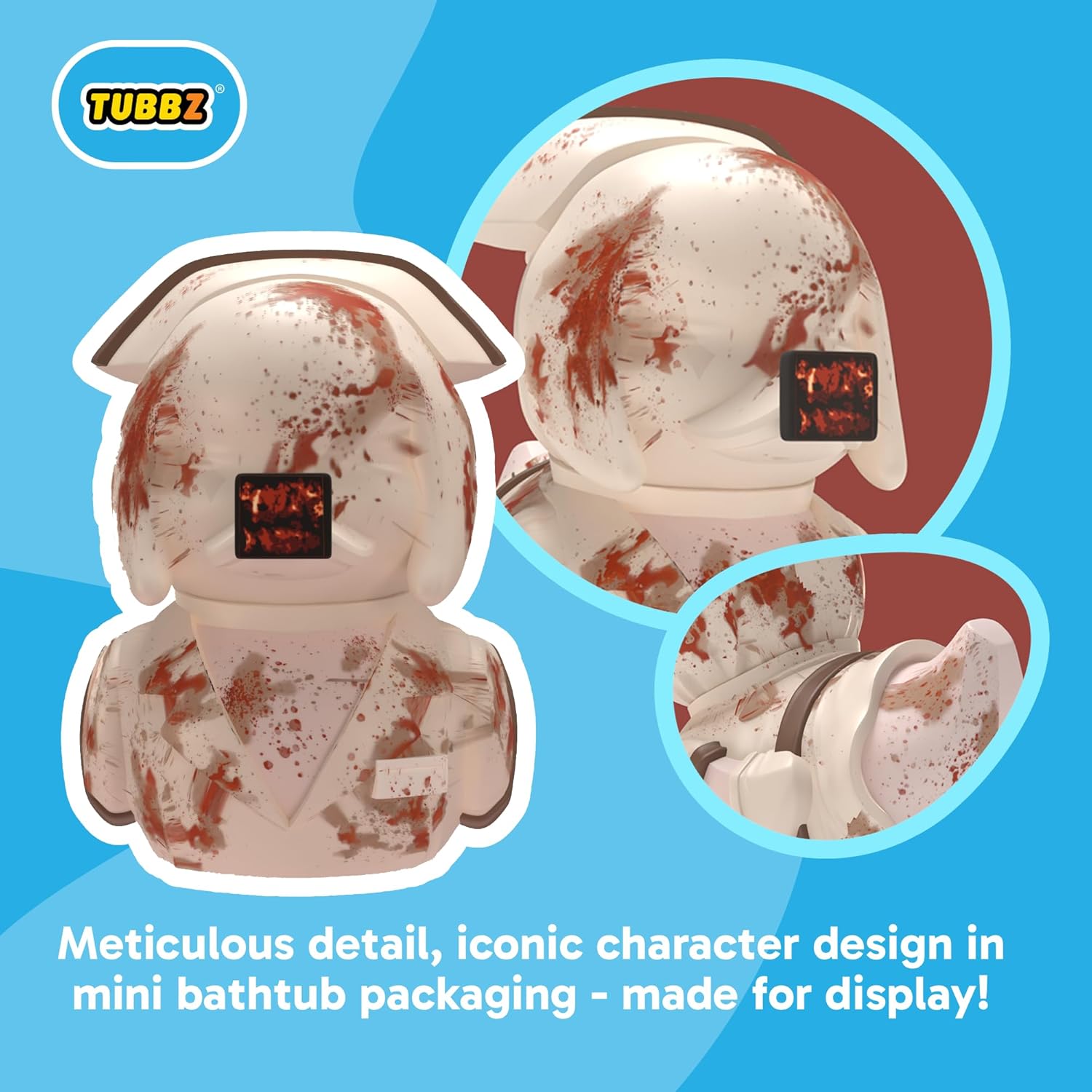 TUBBZ Mini: Silent Hill - Bubble Head Nurse Cosplaying Rubber Duck Vinyl figure – Official Collectible for Fans of Silent Hill