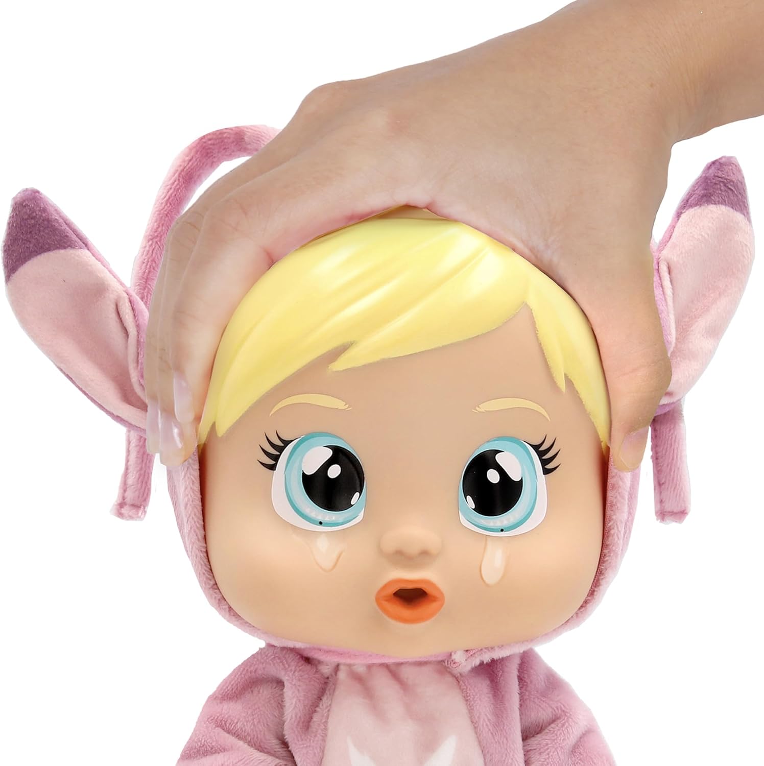 Cry Babies Disney Angel Interaktive Puppe Cry Baby Loving Care inspiriert von Angel, mit 3 Zubehörteilen und echten Tränen Kinder ab 3 Jahren